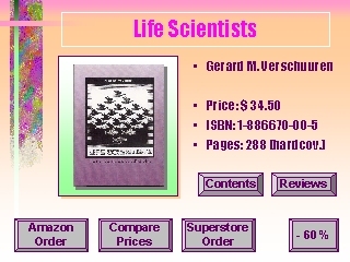 You have selected 'Life Scientists'