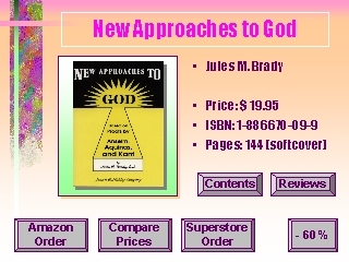 You have selected 'New Approaches to God'